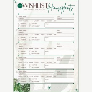 Houseplants Wishlist