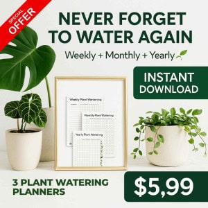 3 Plant Watering Planners with Special Discount