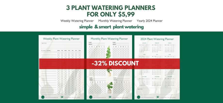 Plant Watering Planner Special Discount