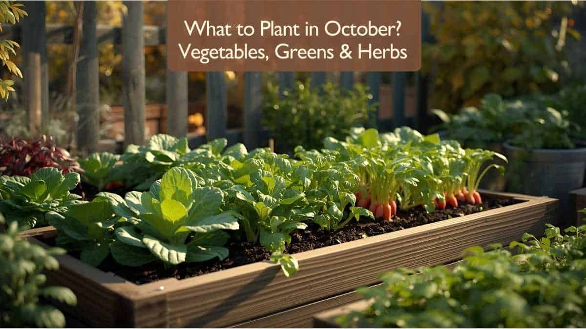 Best Edible Plants to Plant in October: Vegetables, Greens & Herbs