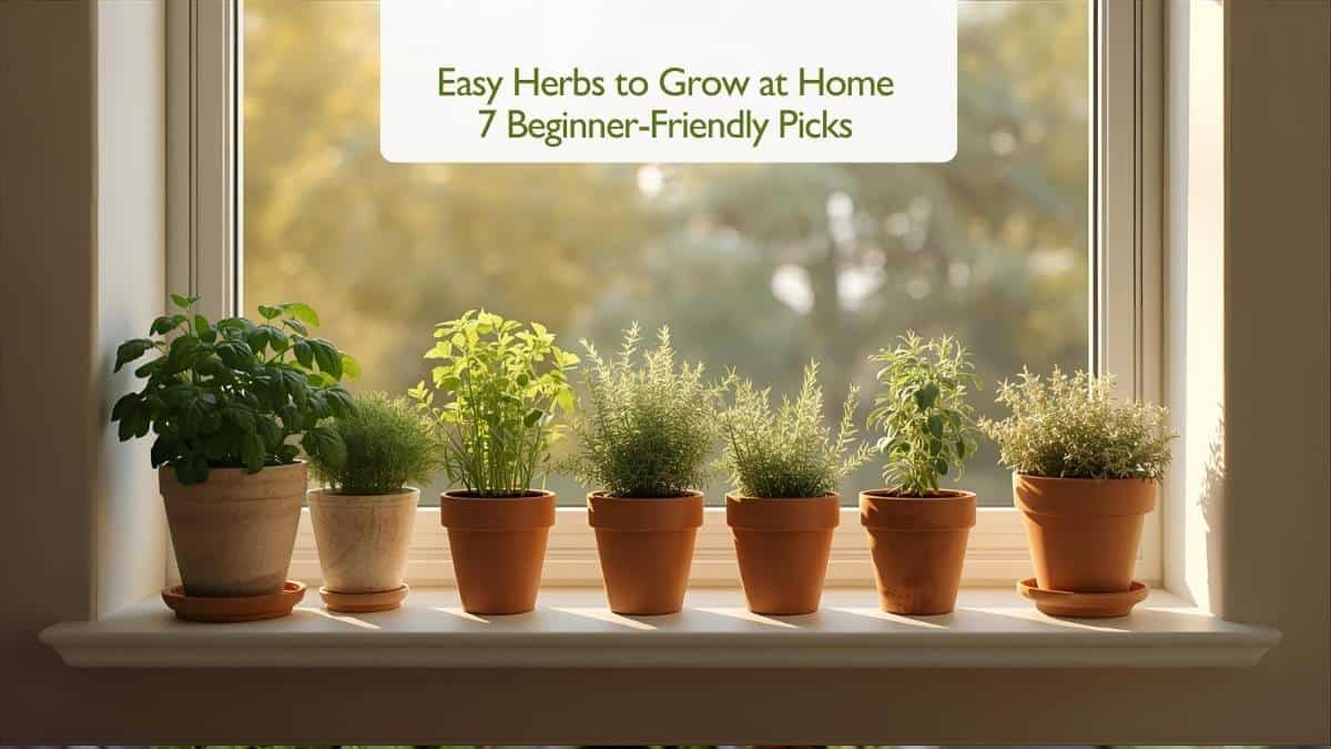 Easy Herbs to Grow at Home: 7 Beginner-Friendly Picks