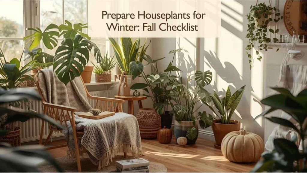 Prepare Houseplants for Winter: Fall Checklist