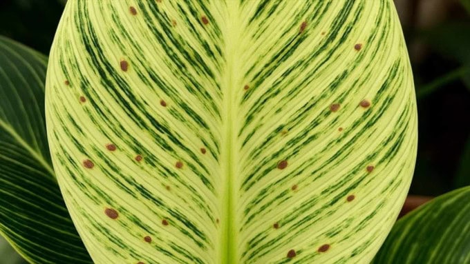 Philodendron Birkin Problems Necrotic Flecking Syndrome (NFS)