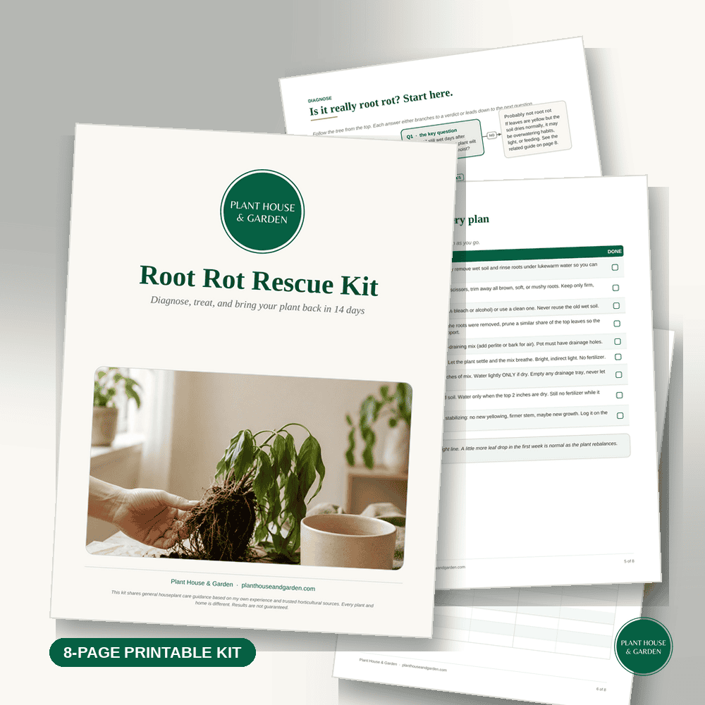 Root Rot Rescue Kit printable, 8 pages