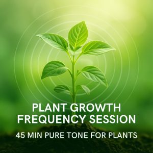 Plant Growth Frequency Session, pure tone audio for plants